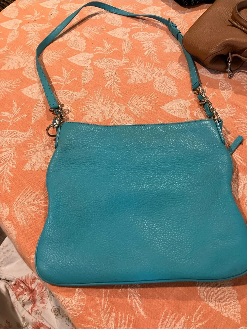 kate spade teal pebbled